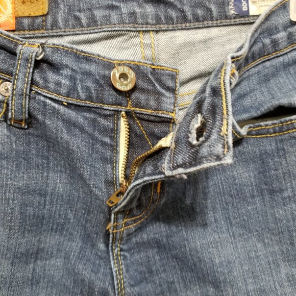 GAP jeans 1 Bootcut Stretch Medium Tint denim Y2K 2007 low rise waist boot cut - Picture 8 of 16